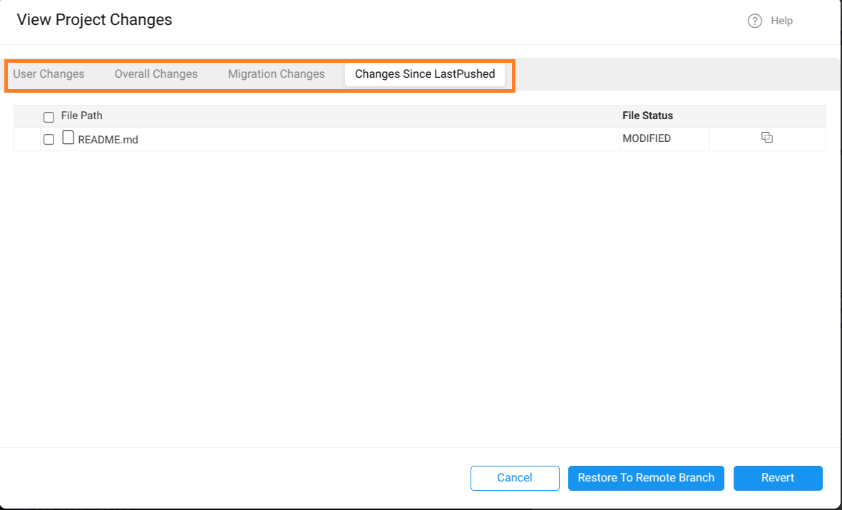 Change Categories in Push Flow
